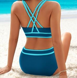 High Waisted Bikini Set Two Piece Bathing Suits